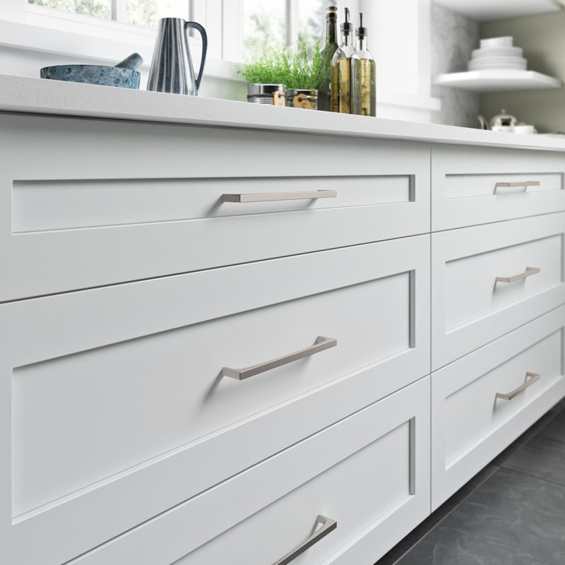 Riverside Bar pull, Brushed Satin Nickel, 8 13/16"