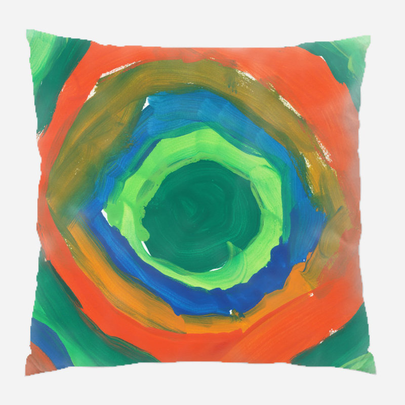 Coussin décoratif Ivanna, Microsuède, Intérieur