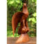 Figurine sculptée à la main en bois sculpté à la main à la main 16 pièces Gelea