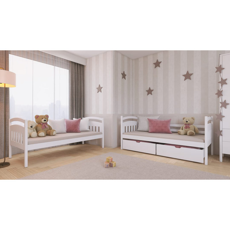 Gabi European Single (90 X 200 Cm) Bunk Bed, Olive