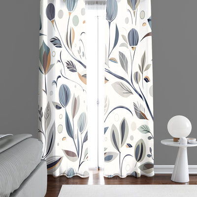 Banebrudge Semi Sheer Curtain Pair