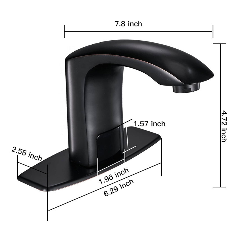 Bathroom Faucet, Oil Rubber Bronze