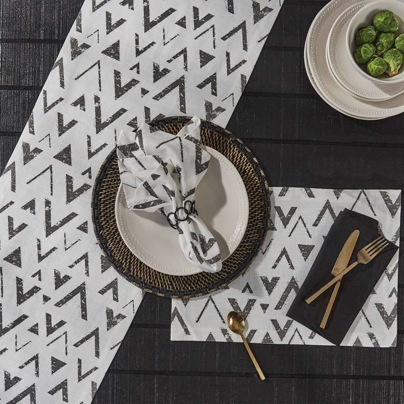 Rectangular Chevron Table Runner