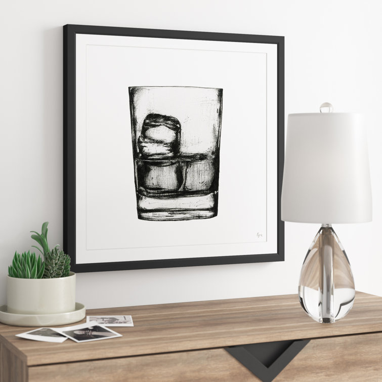 Bourbon on the Rocks by Eyre Tarney - Picture Frame Print on Paper