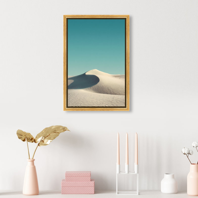 Sky Silence Print by Oliver Gal, 31"H x 21"W, Gold Floater Frame