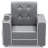 Delta Children Chelsea Kids Upholstered Chair with Cup Holder-1554235468