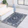 Meredith Classic Floral Scroll Border NonSlip Indoor Runner or Area Rug