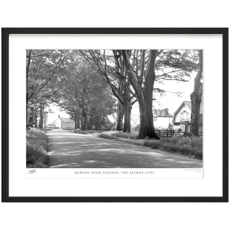 Burton Upon Stather, The Avenue C1955 by Francis Frith - Single Picture Frame Print, 60cm H x 80cm W x 2.3cm D