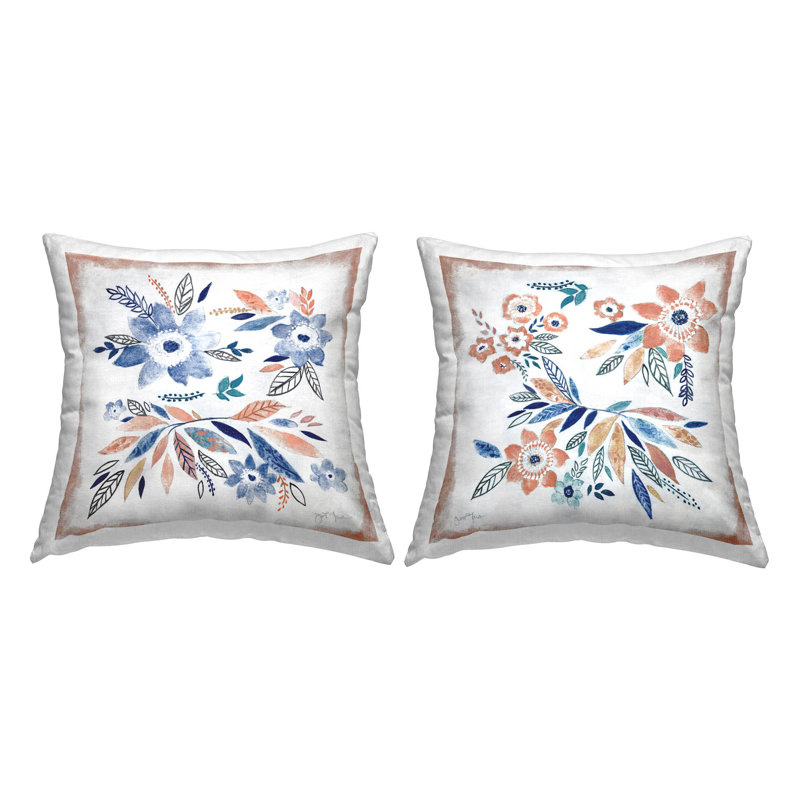 Polyester Throw Square Pillow Cover & Insert