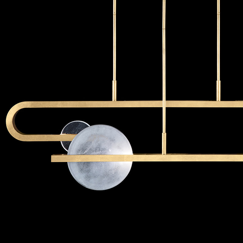 Selene 6 - Light LED Pendant, Gold