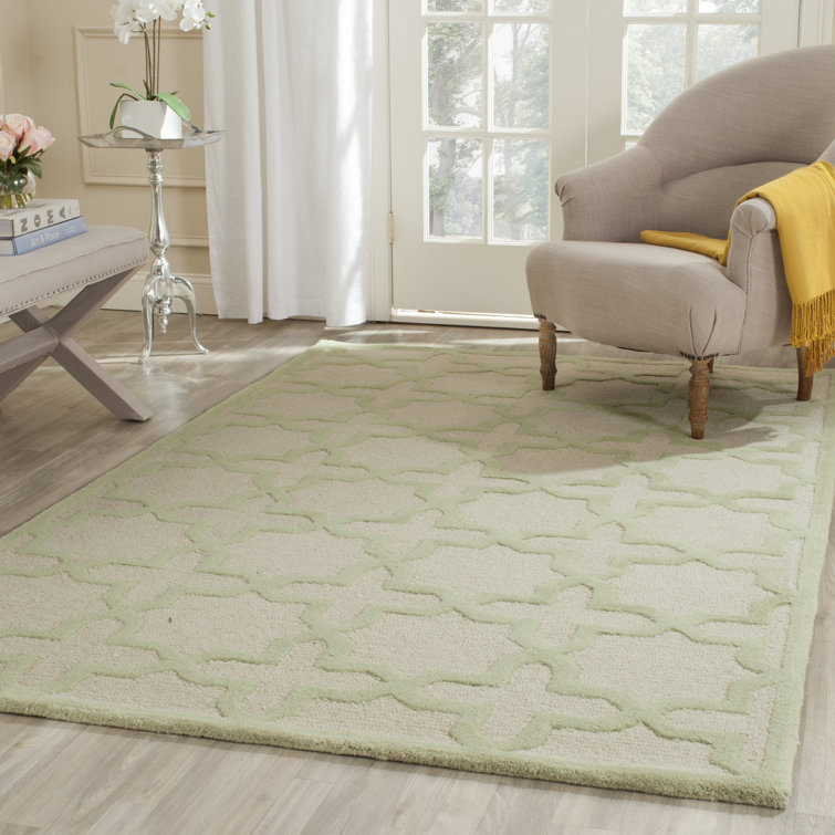 Igna Hand Tufted Wool Geometric Rug