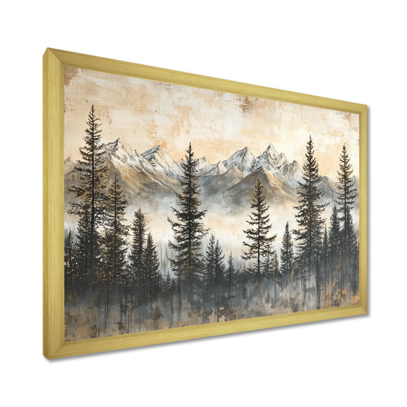 Gerarde - Landscapes Wall Art, Reproduction encadrée d'une seule photo, H 30 po x l 40 po, Gold