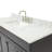 Partham 55'' Single Bathroom Vanity with Carrara Marble Top-67491727