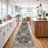 Hallway 3x12 Runner Rugs - Large Boho Rugs for Living Room Stain Resistant Carpet Vintage Tribal Rugs for Bedroom Kitchen Bathroom Non Slip Backing Home Decor Floor Decoration Mat 3X12 Black-194253252-183977932