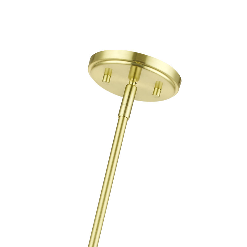 Letourneau 1 - Light Single Pendant, Satin Brass