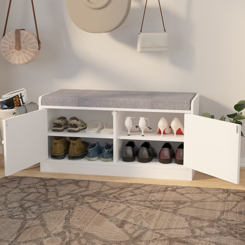 8 Pair Shoe Storage Bench
