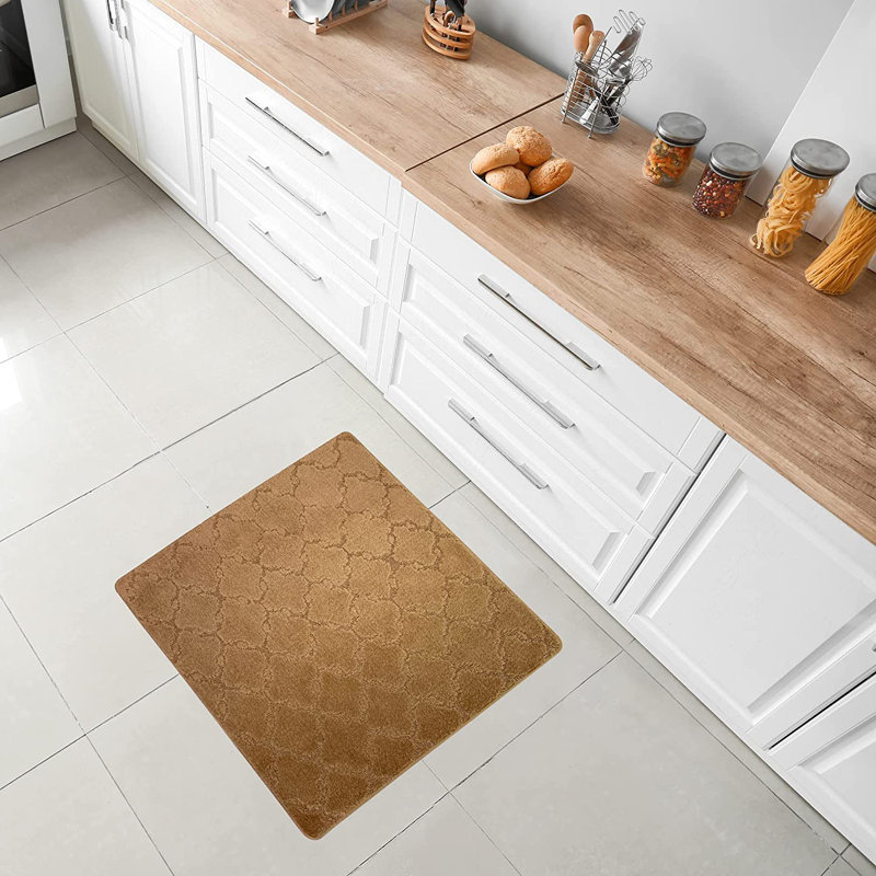 Tapis de cuisine, Beige, Carré 2 pi 8 po