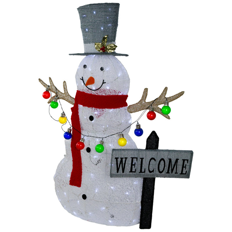 Décoration de Noël en tissu pour l'extérieur