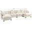 Canapé modulaire en chenille 149,6 pouces Compression