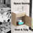 16.1'' Single Bathroom Vanity with Resin Top