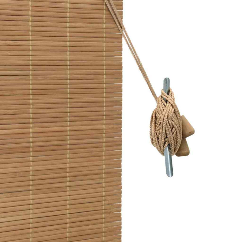 Bamboo Venetian Blind, Light Brown, 160cm L x 80cm W