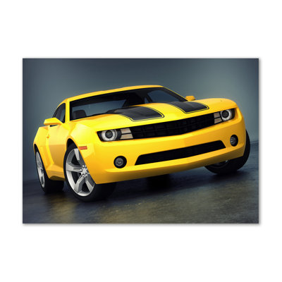 Sports Car - Wrapped Canvas Print