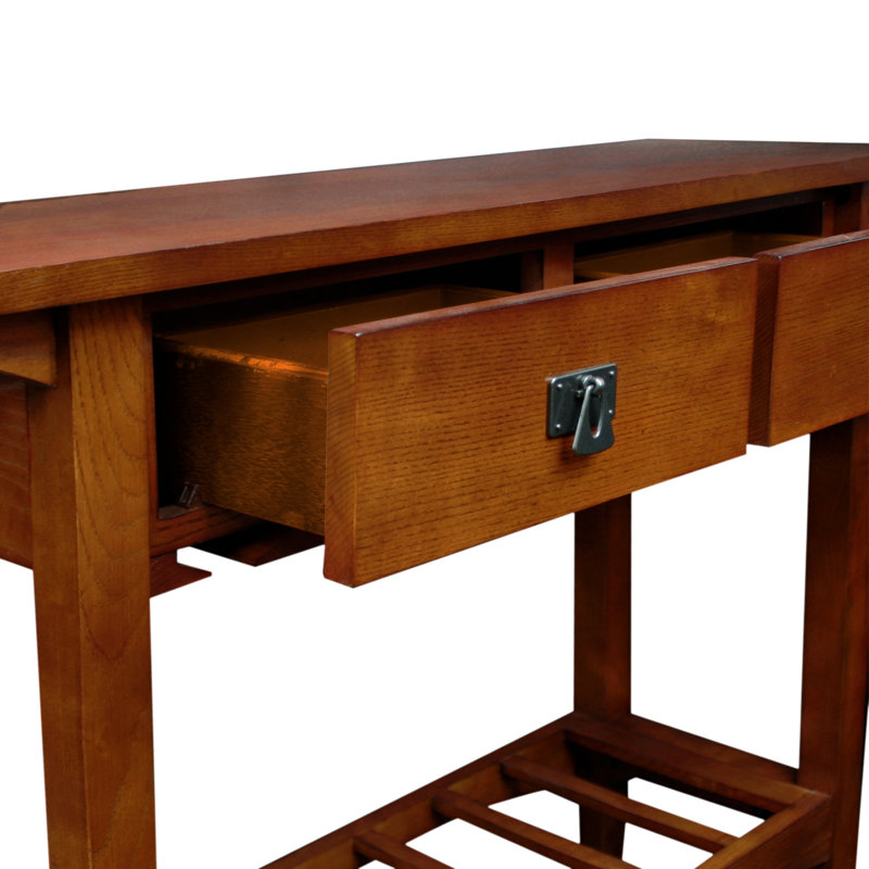 Mission Solid Wood Wine Stand, Russet