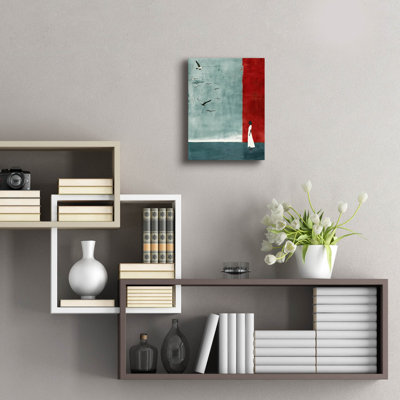 «Abstract Serenity» par Svetlana Aleynikova, art mural en verre acrylique, 12 po x 16 po
