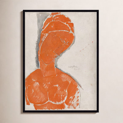 Rune "Female Bust in Red" Print