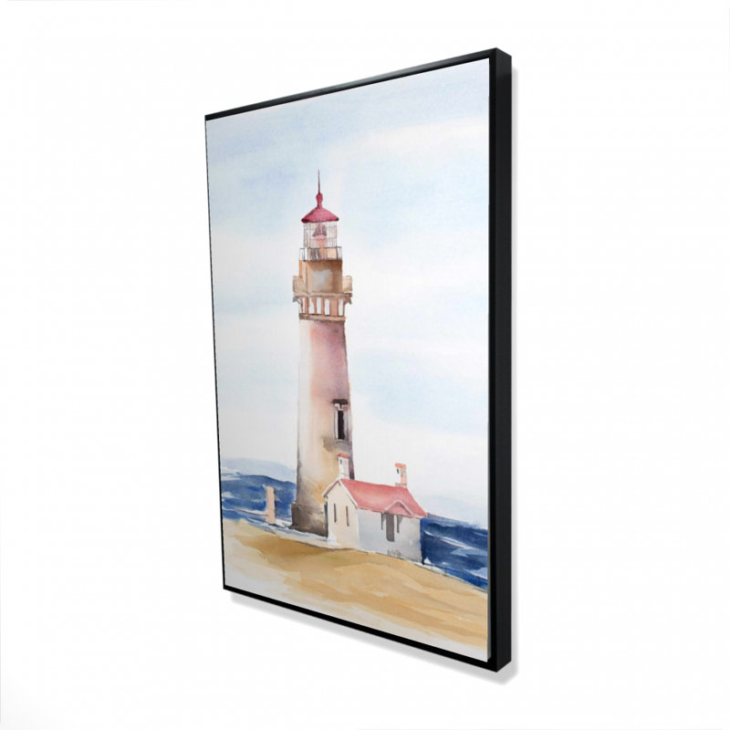 «Oregons Yaquina Head Lighthouse» sur toile, H 36 po x l 24 po