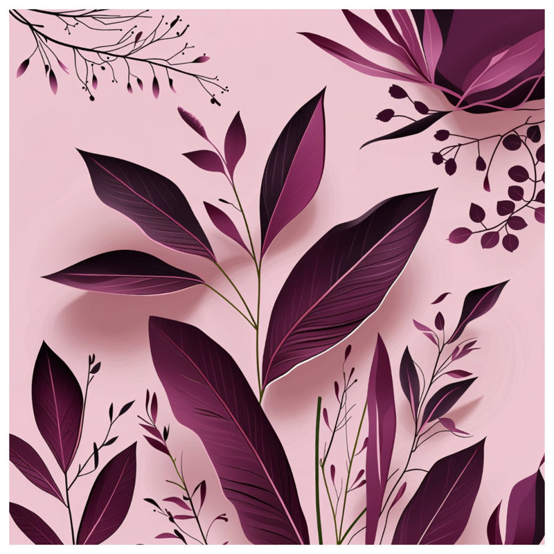 Tapis de bain feuilles, L 34 po x L 21 po