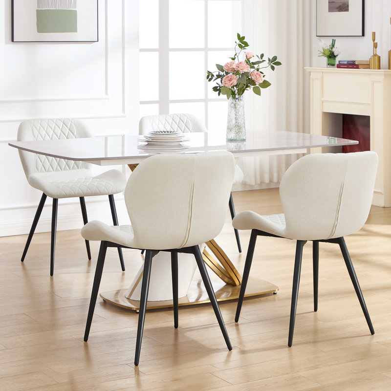 46cm H Dining Chair, Beige