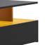 Table basse Hallinan l 35,4 po avec 4 tiroirs et lumières DEL-1056868488