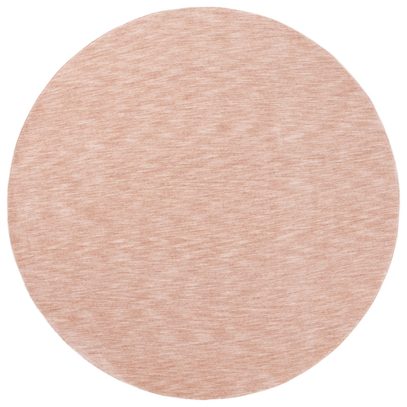 Callisburg Performance Solid Color Rug, Round 6'7"