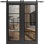 Porte de grange en bois manufacturé massif 2466 2466