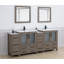  Ensemble de meuble-lavabo double 84 "avec miroir 84"-106870356
