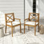 Chaise longue de patio 2 pièces-130564432