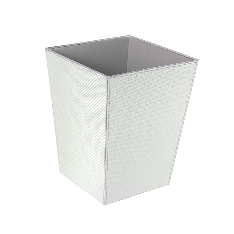 Ecopelle 1.3 Gallons Waste Bin, White