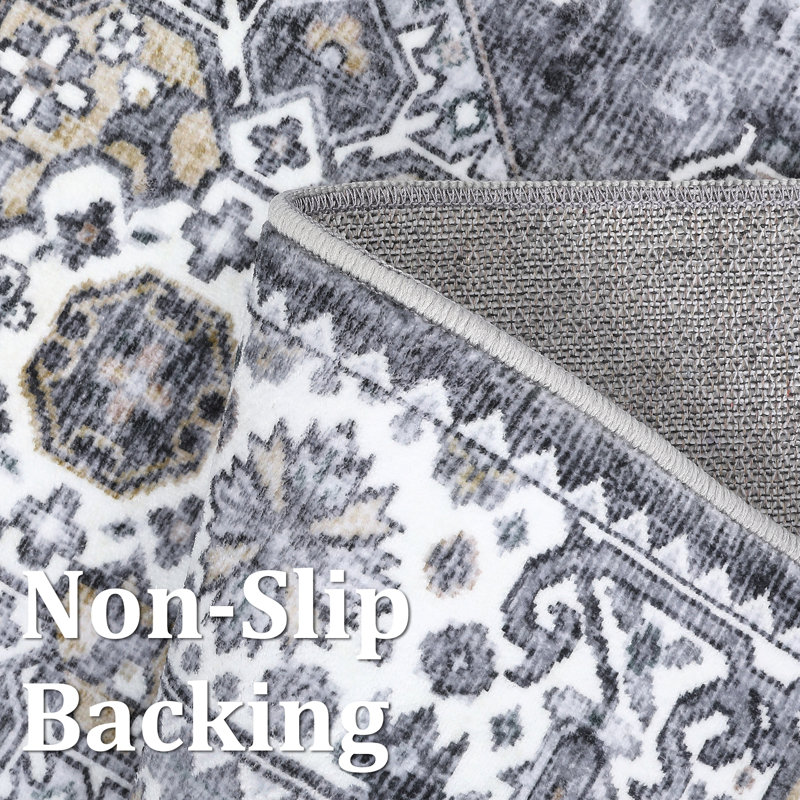 Sirach Washable Indoor Rug, Rectangle 10' x 13'