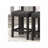 Fabric Upholstered Wood Bar Stools Set with Button Tufted