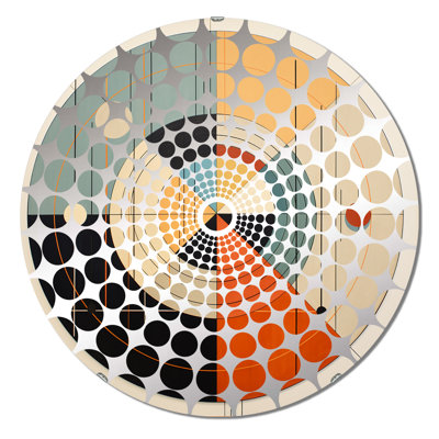 Lebone - Miroir décoratif à cercles concentriques