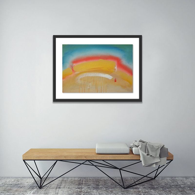 Waltzer Print by Charles Stuart, Black, 34" H x 48" W x 2.5" D