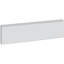 Latitude 11.73" x 3" Porcelain Bullnose Tile Trim in White