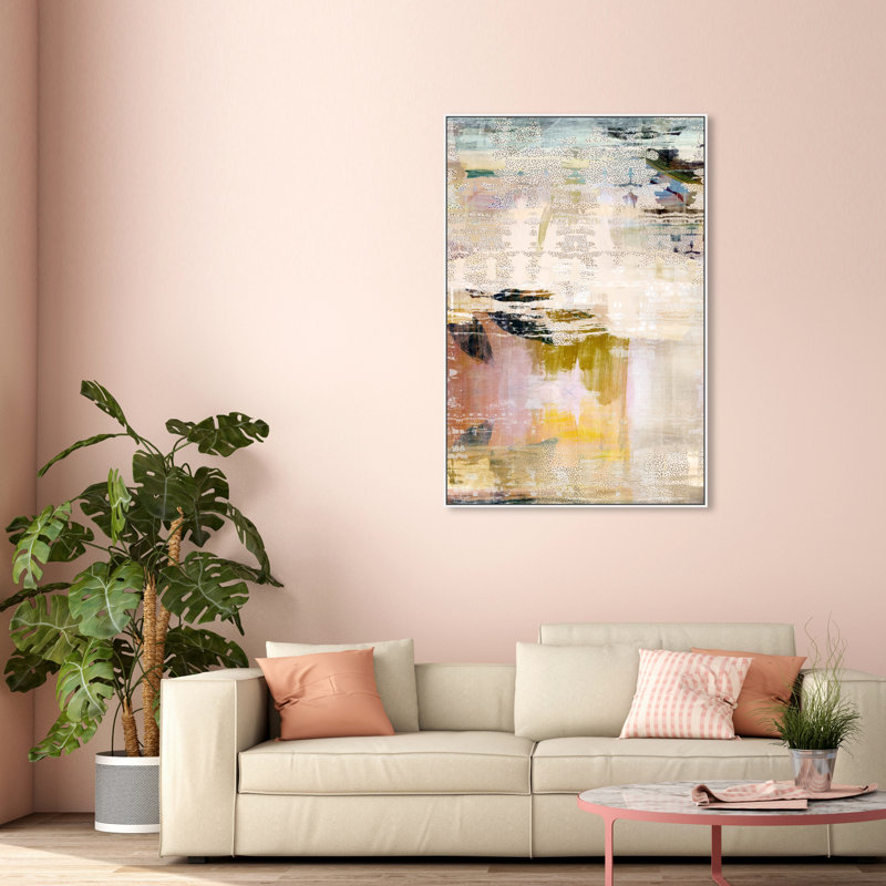 «Summer Layers» par Oliver Gal Print, Impression encadrée, H 55 po x l 37 po, Blanc