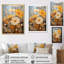 Yovanna Chrysanthemums Autumn Gold Patchwork II-1869667545-1869667539