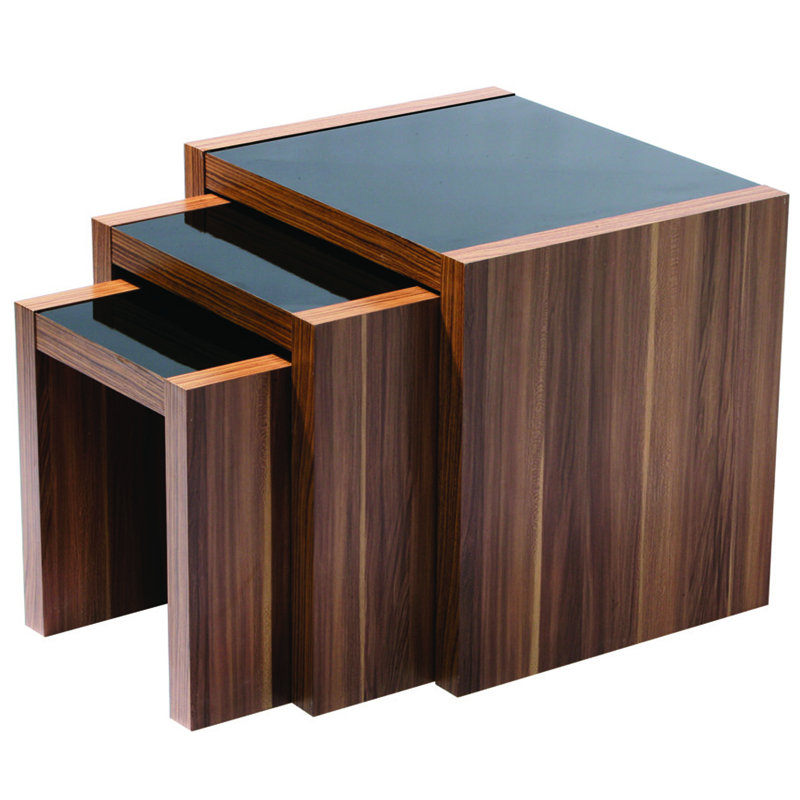 Freelar Glass Top Nesting Tables
