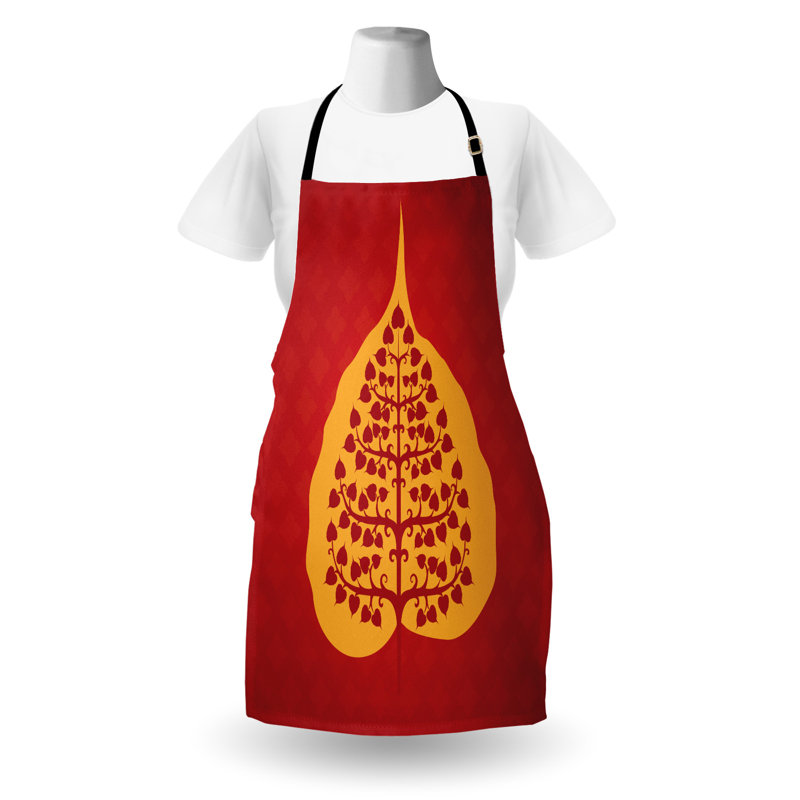 No Pattern Bib Apron