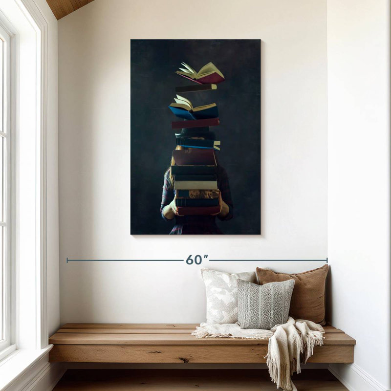 Senne Girl Reading, 45" H x 30" W