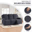 Couvre-fauteuil inclinable avec coussins élastiques pour enfants 3 pièces Wald-439568099