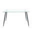 Plateau de table de salle à manger en verre trempé 51 po Modern Kitchen-1529523338